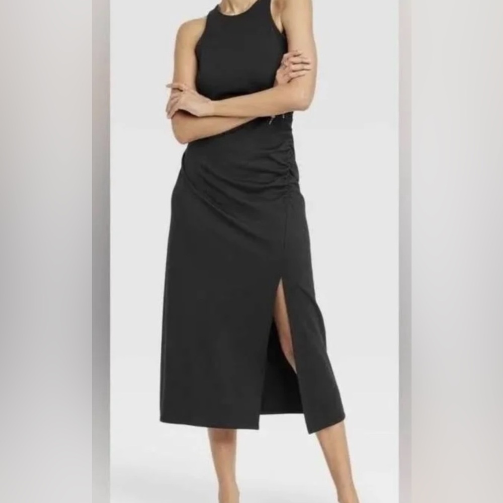 A New Day Black Midi Dress